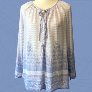 🔹HOST PICK🔹Lucky Brand Chevron Blouse